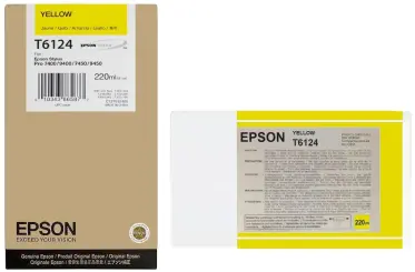 Epson T6124 C13T612400 Druckerpatrone Gelb 220 ml 