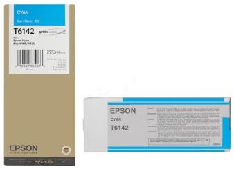 Original Epson T6142 Tintenpatrone Cyan 220 ml C13T614200 