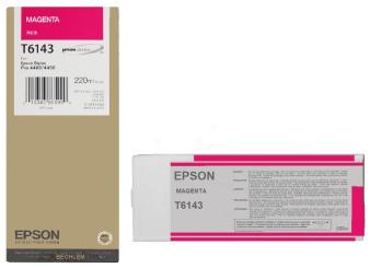 Original Epson T6143 Tintenpatrone Magenta 220 ml C13T614300 