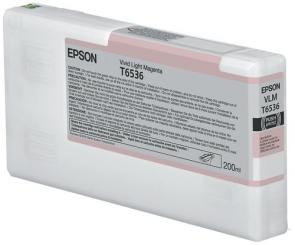 Original Epson T6536 Tintenpatrone vivid light Magenta 200 ml C13T653600 