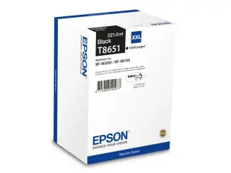 Epson T8651XXL C13T865140 Druckerpatrone Schwarz 221 ml ca. 10.000 Seiten, 