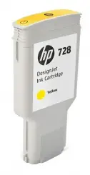 HP728 F9K15A Druckerpatrone Gelb 300ml 