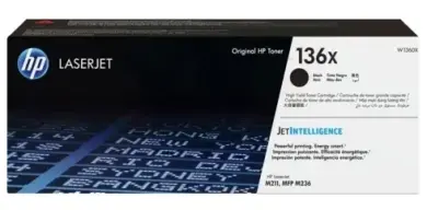 HP 136X W1360XToner Schwarz ca. 2.600 Seiten, 