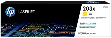 Original HP203X Toner Yellow ca. 2.500 Seiten CF542X 