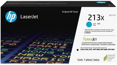 Original HP 213X Toner Cyan (W2131X) ca. 6.000 Seiten Original LaserJet-Tonerkartusche mit hoher Reichweite 