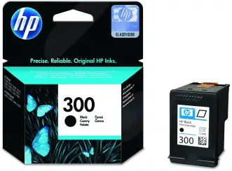 Original HP300 Tintenpatrone Schwarz ca. 200 Seiten CC640EE 