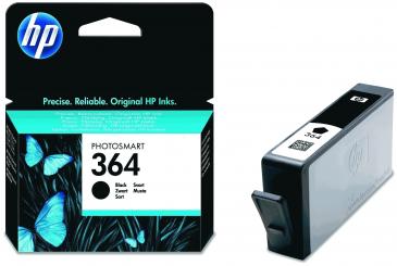 Original HP364 Tintenpatrone Schwarz 7.5ml ca. 250 Seiten CB316EE 