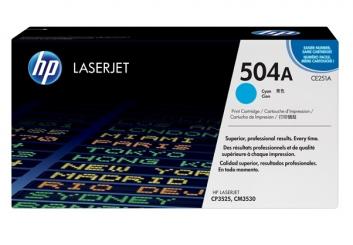 Original HP504A Toner Cyan ca. 7.000 Seiten CE251A 