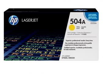 Original HP504A Toner Yellow ca. 7.000 Seiten CE252A 