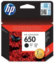 HP650 CZ101AE Druckerpatrone Schwarz ca. 360 Seiten, 