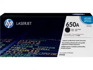 Original HP650A Toner Schwarz ca. 13.500 Seiten CE270A 