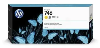Original HP746 Tintenpatrone Yellow 300ml P2V79A 