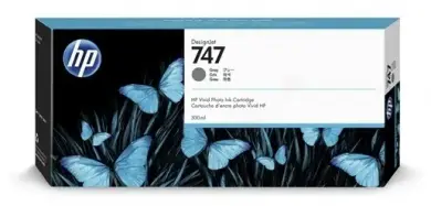 Original HP747 Tintenpatrone Grau  300ml P2V86A 