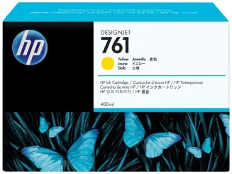 HP761 CM992A Druckerpatrone Gelb 400ml 