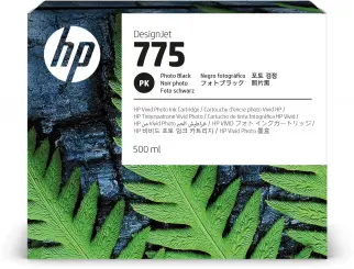 Original HP775 FotoTintenpatrone Schwarz 500 ml 1XB21A 
