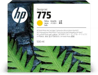 Original HP775 Tintenpatrone Yellow 500ml (1XB19A) 
