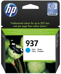 HP937 4S6W2NE Druckerpatrone Cyan ca. 800 Seiten, 