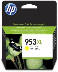 Original HP953XL Tintenpatrone Yellow ca. 1.600 Seiten F6U18AE 