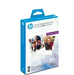 HP W2G60A Social Media Snapshots Fotopapier Weiss 
