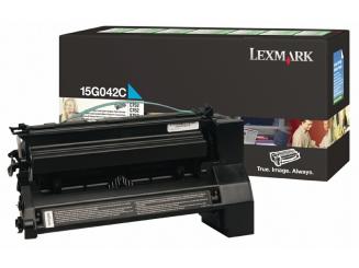 Original Lexmark 15G042C Toner Cyan ca. 15.000 Seitente 