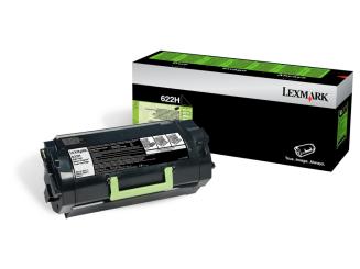 Original Lexmark 62D2H00 Toner Schwarz 622H ca. 25.000 Seiten Rückgabe-Druckkassette 