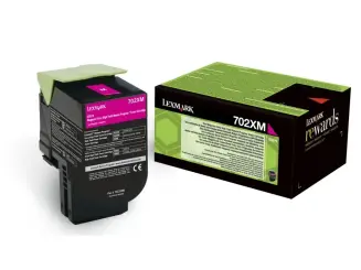 Lexmark 702XM 70C2XM0 Toner Magenta ca. 4.000 Seiten, 