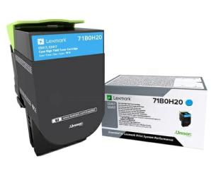 Original Lexmark 71B0H20 Toner Cyan ca. 3.500 Seiten 
