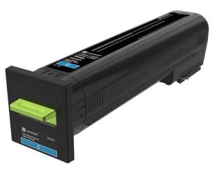 Original Lexmark 72K20C0 Toner Cyan ca. 8.000 Seiten Rückgabe-Druckkassette 