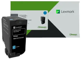 Lexmark 74C20C0 Toner Cyan ca. 3.000 Seiten, Rückgabe-Druckkassette 