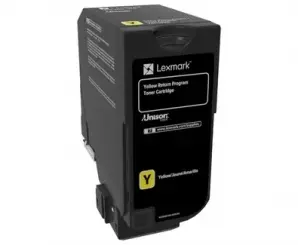 Original Lexmark 74C2HYE Toner Yellow ca. 12.000 Seiten 
