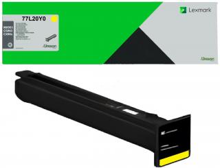 Original Lexmark 77L20Y0 Toner Yellow ca. 12.000 Seiten 