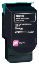 Original Lexmark C232HM0 Toner Magenta ca. 2.300 Seiten Rückgabe-Druckkassette, hohe Kapazität 