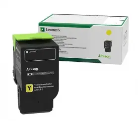 Lexmark C242XY0 Toner Gelb ca. 3.500 Seiten, Rückgabe-Druckkassette, extra hohe Kapazität 