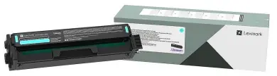 Lexmark C3220C0 Toner Cyan ca. 1.500 Seiten, Rückgabe-Druckkassette 