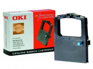 Original Oki 09002303 Schwarz Farbband 3 Millionen Zeichen 