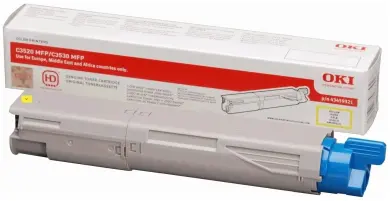 OKI 43459321 Toner Gelb ca. 2.000 Seiten, 