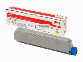 Original Oki 43487709 Toner Yellow ca. 6.000 Seiten 