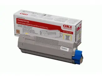 Original Oki 43872305 Toner Yellow ca. 2.000 Seiten 