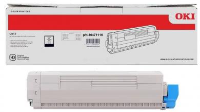 Original Oki 46471116 Toner Schwarz C813 ca. 5.000 Seiten 