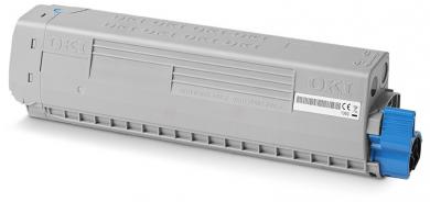 Original Oki 46861307 Toner Cyan ca. 10.000 Seiten 