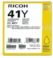 Original Ricoh GC41YHC Gel Tintenpatrone Yellow 405764 ca. 2.200 Seiten 