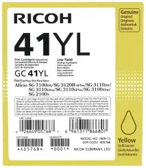 Original Ricoh GC41YL Gel Tintenpatrone Yellow 405768 ca. 600 Seiten 