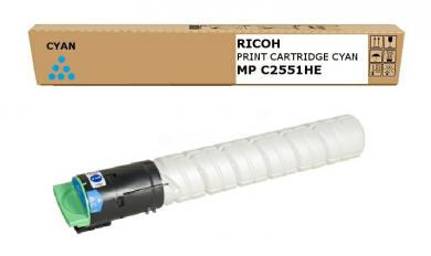 Original Ricoh MP C2551HEC Toner Cyan 842064 ca. 9.500 Seiten 