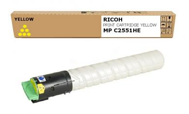 Original Ricoh MP C2551HEY Toner Yellow 842062 ca. 9500 Seiten 