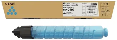 Ricoh MP C407SP 842212 Toner Cyan ca. 8.000 Seiten, 