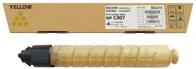 Original Ricoh MP C407SPF Toner Yellow 842214 ca. 8.000 Seiten 