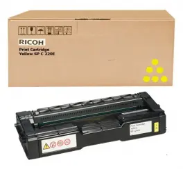 Original Ricoh SP C250EY Toner Yellow 407546 ca. 1.600 Seiten 