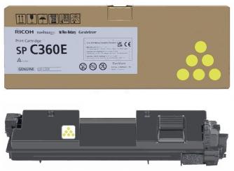 Original Ricoh SP C360EY Toner Yellow 408191 ca. 1.500 Seiten 