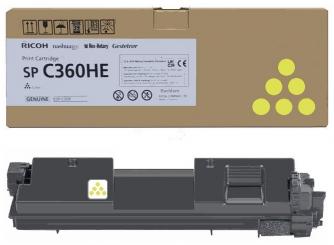 Original Ricoh SP C360HEY Toner Yellow 408187 ca. 5.000 Seiten 