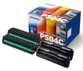 Original Samsung CLT-P504C Multipack Toner Schwarz / Cyan / Magenta / Yellow (SU400A) 